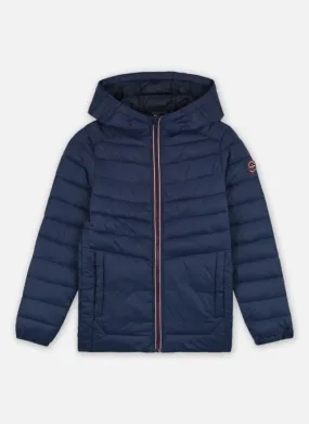      JACK & JONES JJESPRINT PUFFER HOOD NOOS JNR  BLAUW   